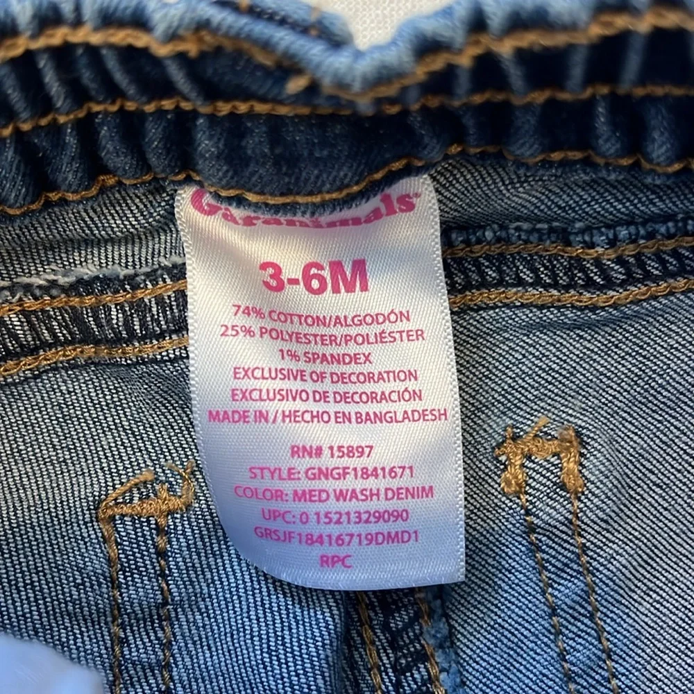 Bundle of 3-6M Girl Jeans